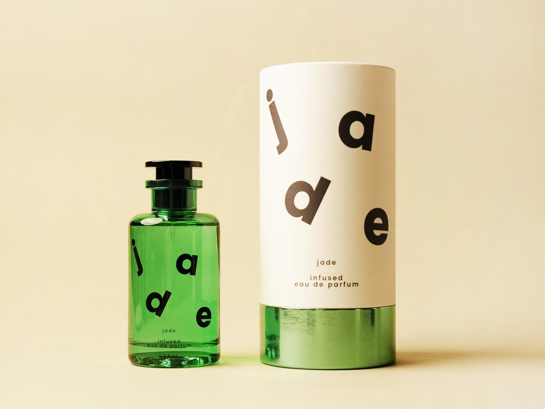 Jade green 100ml perfume bottle from the YFF 2026 catalogue